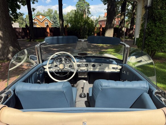 1962 Mercedes-Benz 190 SL R121, бежевый, 16500000 рублей - вид 10