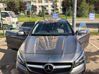2017 Mercedes-Benz CLA 180 I (C117, X117) Рестайлинг, серый, 1450000 рублей, вид 2