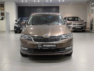 2019 Skoda Rapid I Рестайлинг, коричневый, 1377000 рублей, вид 2