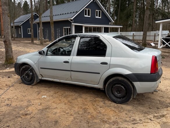 2008 Renault Logan I, серый, 290000 рублей - вид 2
