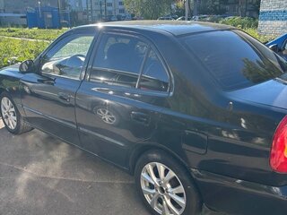 2007 Hyundai Accent ТагАЗ II, чёрный, 300000 рублей, вид 5