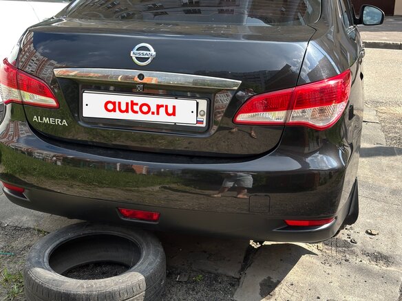 2015 Nissan Almera III (G15), чёрный, 750000 рублей - вид 9