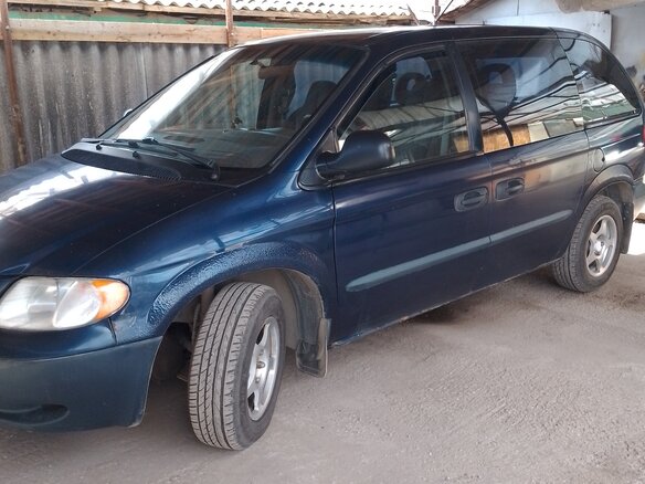 2001 Dodge Caravan 4-speed IV, синий, 320000 рублей - вид 2