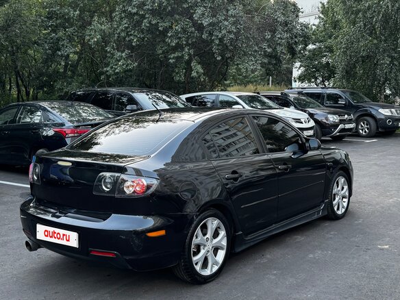 2008 Mazda 3 I (BK) Рестайлинг, чёрный, 475000 рублей - вид 4
