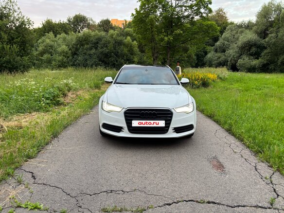 2011 Audi A6 IV (C7), белый, 1600000 рублей - вид 2