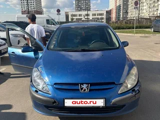 2002 Peugeot 307 I, синий, 133000 рублей, вид 1