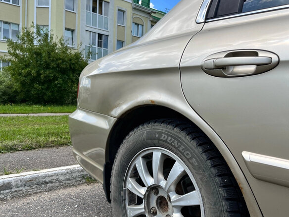 2007 Hyundai Sonata ТагАЗ IV (EF) Рестайлинг, бежевый, 500000 рублей - вид 12