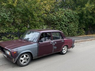 2006 Lada (ВАЗ) 2107, красный, 120000 рублей, вид 5