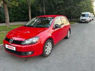 2009 Volkswagen Golf VI, красный, 730000 рублей, вид 2
