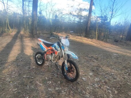 2021 Kayo Basic YX125, голубой, 55000 рублей, вид 5