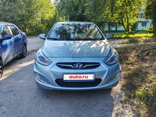 2014 Hyundai Solaris I Рестайлинг, голубой, 900000 рублей, вид 1