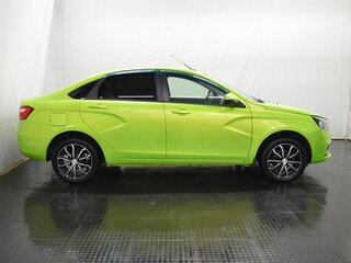 2017 Lada (ВАЗ) Vesta I, зелёный, 838000 рублей, вид 4