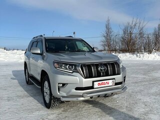 2018 Toyota Land Cruiser Prado 150 Series Рестайлинг 2, серебристый, 5800000 рублей, вид 2