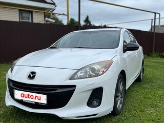 2013 Mazda 3 II (BL) Рестайлинг, белый, 910000 рублей, вид 1