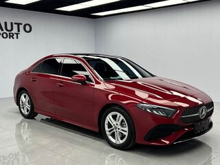 2023 Mercedes-Benz A-Класс 180 Long IV (W177) Рестайлинг, красный, 1670000 рублей, вид 3
