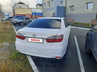 2018 Toyota Camry VII (XV50) Рестайлинг 2, белый, 1550000 рублей, вид 2