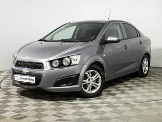 2012 Chevrolet Aveo II, серый, 499585 рублей, вид 1