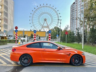 2019 BMW M4 Competition Package F82/F83 Рестайлинг, оранжевый, 5200000 рублей, вид 4