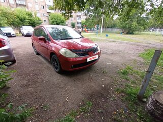 2005 Nissan Tiida I, красный, 380000 рублей, вид 3