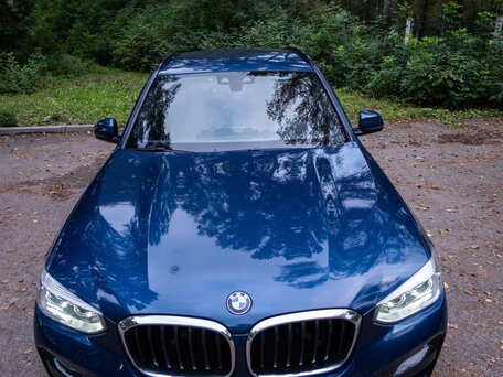 2018 BMW X3 30i xDrive III (G01), синий, 3900000 рублей, вид 3