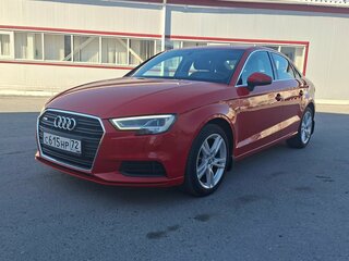 2018 Audi A3 III (8V) Рестайлинг, красный, 1850000 рублей, вид 4