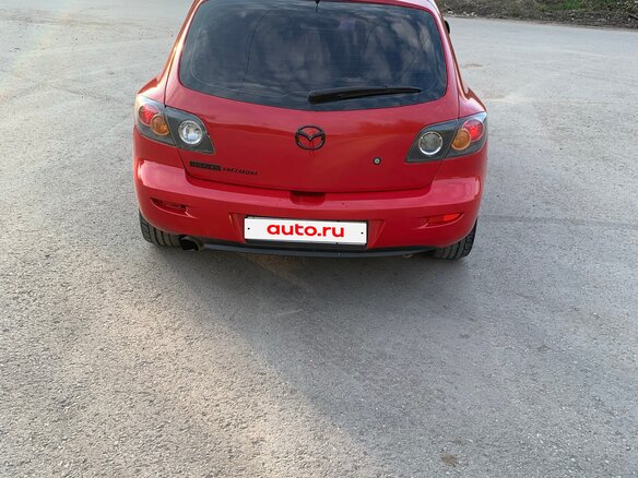 2005 Mazda 3 I (BK), красный, 270000 рублей - вид 1