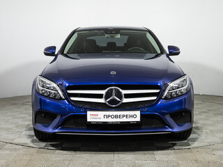 2019 Mercedes-Benz C-Класс 200 IV (W205) Рестайлинг, синий, 2499700 рублей, вид 2