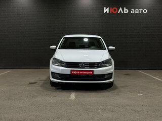 2018 Volkswagen Polo V Рестайлинг, белый, 1180000 рублей, вид 2
