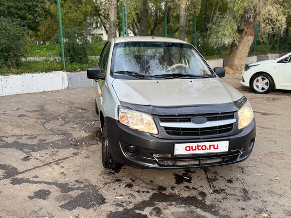 2013 Lada (ВАЗ) Granta I, бежевый, 245000 рублей - вид 1