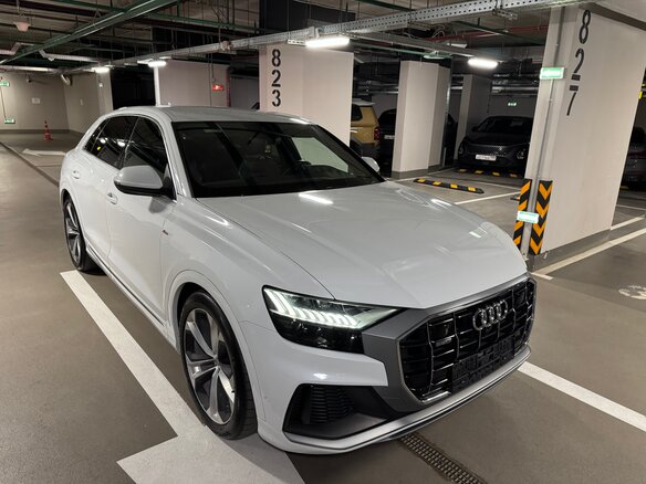 2020 Audi Q8 50 TDI I (4M), белый, 6250000 рублей - вид 6