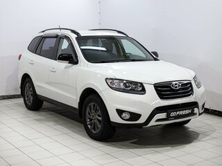 2012 Hyundai Santa Fe II Рестайлинг, белый, 1490000 рублей, вид 1