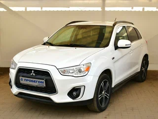 2014 Mitsubishi ASX I Рестайлинг, белый, 1200000 рублей, вид 1