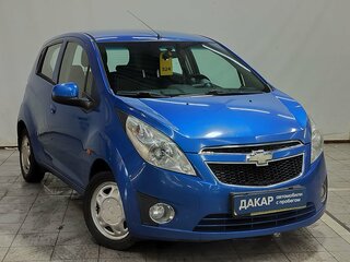 2011 Chevrolet Spark III, синий, 510000 рублей, вид 3