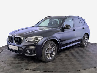 2018 BMW X3 30i xDrive III (G01), чёрный, 4250000 рублей, вид 1