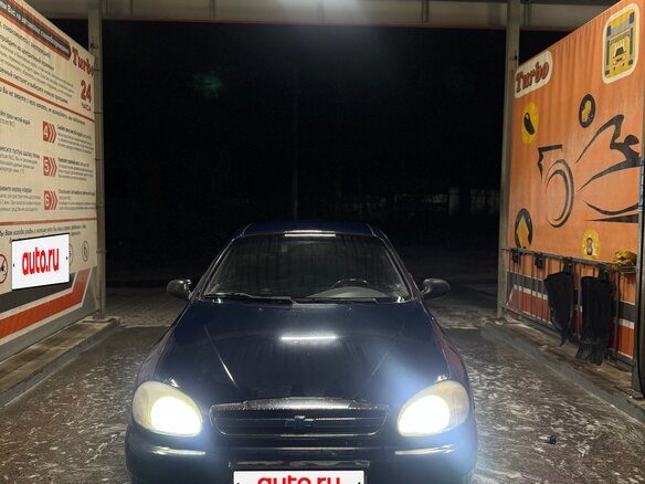 2009 Chevrolet Lanos I, синий, 130000 рублей - вид 6