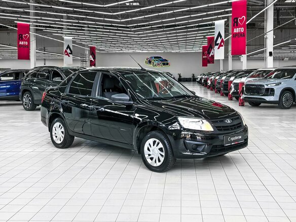 2018 Lada (ВАЗ) Granta I, чёрный, 489000 рублей - вид 1