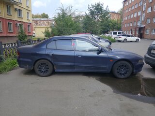 2002 Mitsubishi Galant VIII Рестайлинг, синий, 280000 рублей, вид 2