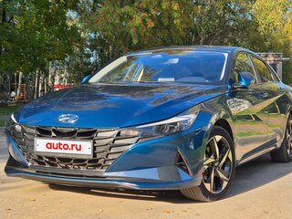 2021 Hyundai Elantra VII (CN7), синий, 1780000 рублей, вид 1