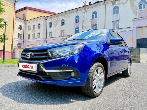 2025 Lada (ВАЗ) Granta I Рестайлинг, синий, 965000 рублей - вид 1