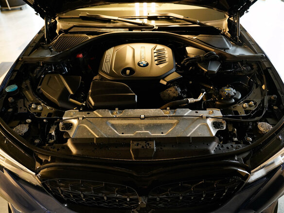2020 BMW 3 серии 318d VII (G2x), синий, 3247000 рублей - вид 13
