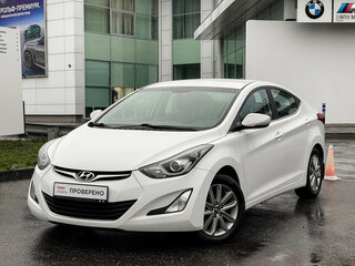2015 Hyundai Elantra V (MD) Рестайлинг, белый, 1397000 рублей, вид 1