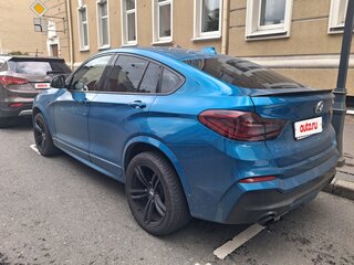 2017 BMW X4 M40i I (F26), голубой, 2767600 рублей, вид 4