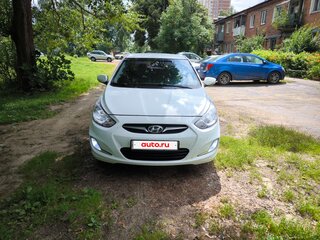 2011 Hyundai Solaris I, белый, 450000 рублей, вид 3