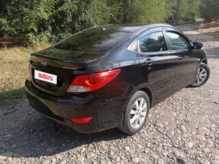 2012 Hyundai Solaris I, чёрный, 670000 рублей, вид 3