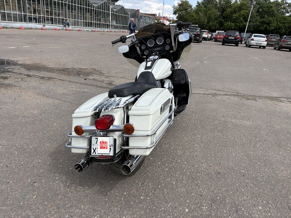 2002 Harley-Davidson Electra Glide, белый, 680000 рублей - вид 5