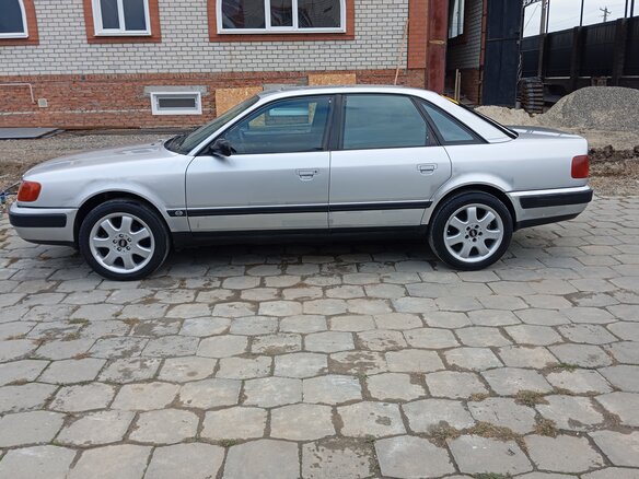 1991 Audi 100 IV (C4), серебристый, 320000 рублей - вид 8