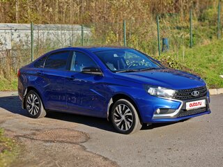 2019 Lada (ВАЗ) Vesta I, синий, 950000 рублей, вид 4