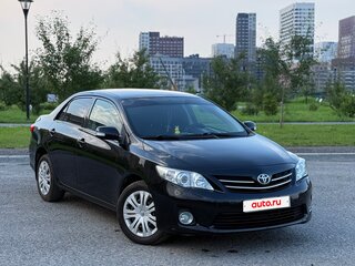 2010 Toyota Corolla X (E140, E150) Рестайлинг, чёрный, 1145000 рублей, вид 1