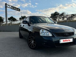 2008 Lada (ВАЗ) Priora I, чёрный, 320000 рублей, вид 4