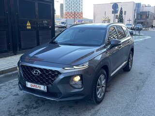 2019 Hyundai Santa Fe IV, серый, 3500000 рублей, вид 1
